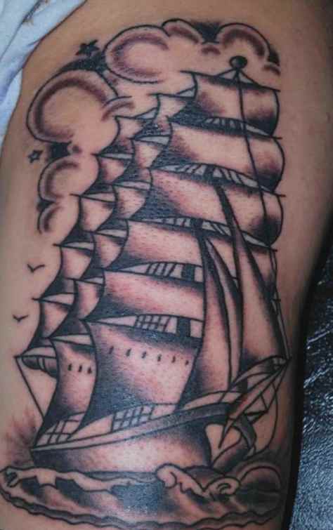 Ship and kraken tattoo meaning