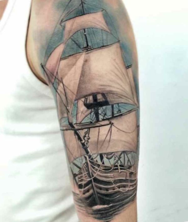 Tall ship tattoo meaning
