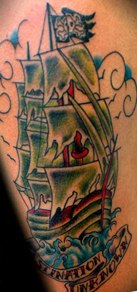 Tattoo meaning of a ship