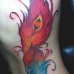 Phoenix feather tattoo