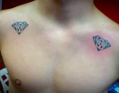 Does blue diamond tattoo