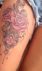 Tattoo for girls on thighs