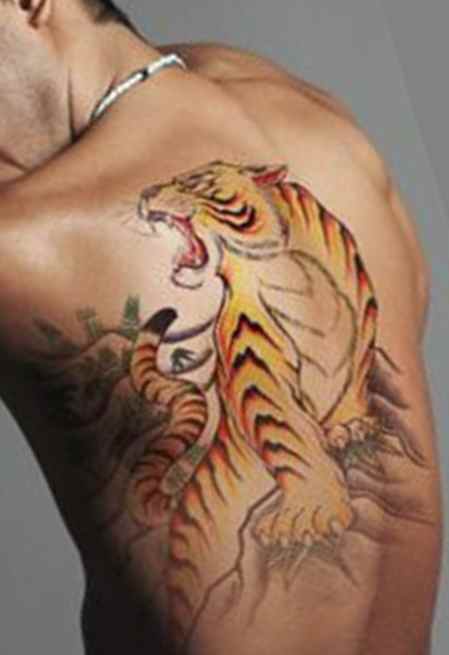 Henna Tiger Tattoo