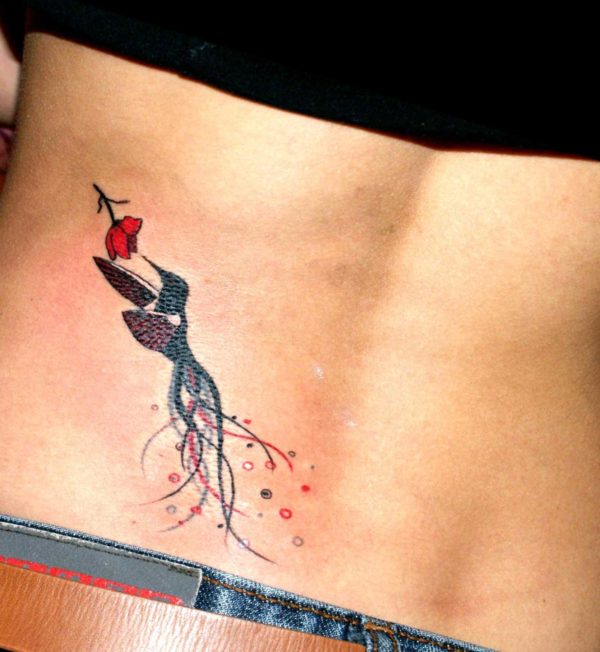 Nice hummingbird tattoo