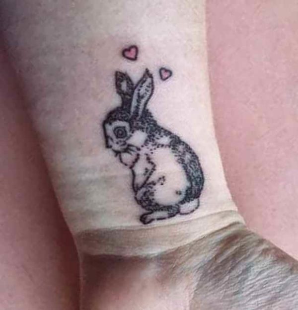 Rabbit Wrist Tattoo