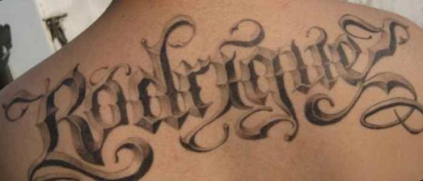 Cool tattoo name fonts