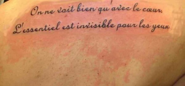 Meaningful tattoos in french