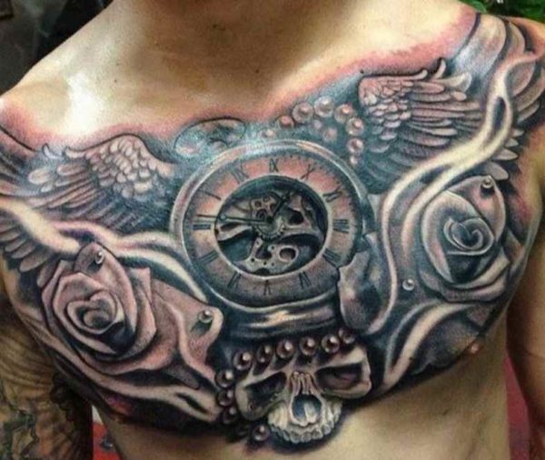 Tattoo for men on chest