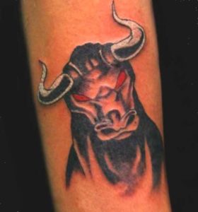 Bull tattoo