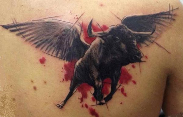 Cool Bull tattoo back