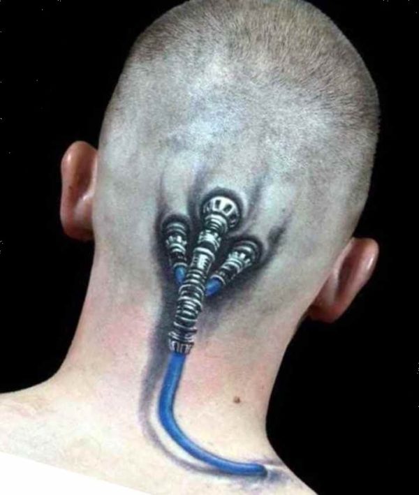 Tattoo for men on head