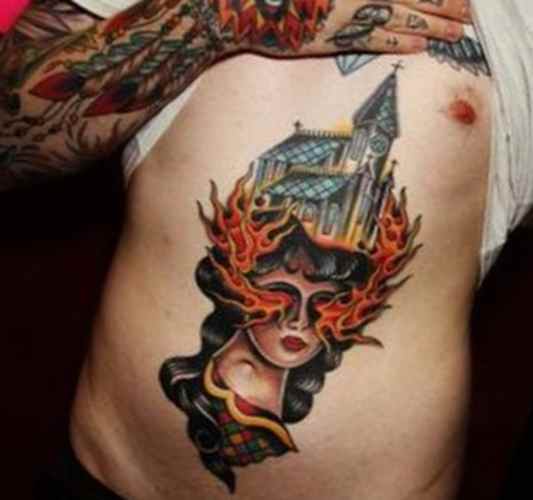 Tattoo ideas for men stomach