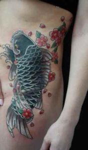 Japanese koi fish tattoo