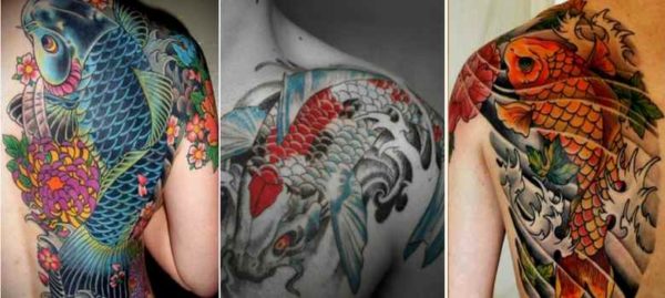 Koi fish tattoo sleeve