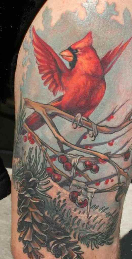 Sleeve tattoo bird