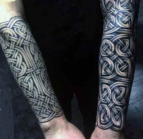 Sleeve tattoo Celtic