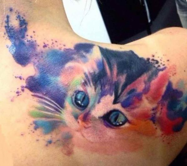 Cute tattoo ideas cat