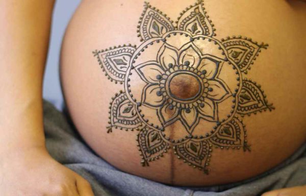 Henna tattoo designs belly