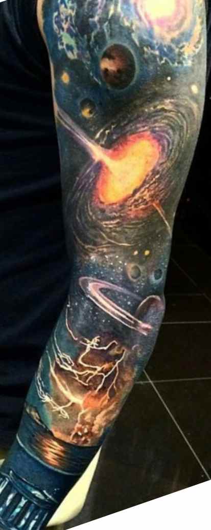 Tattoo sleeve planet ideas