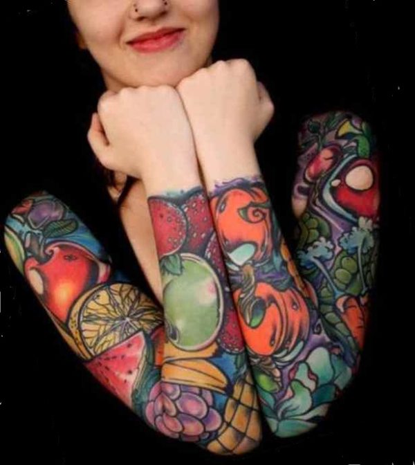 Tattoo sleeve idea for women