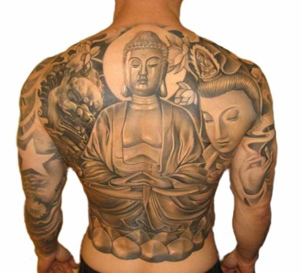 Buddha Tattoo on the back