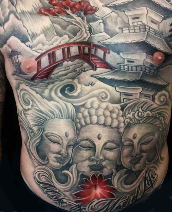 Female Buddha tattoo meaning