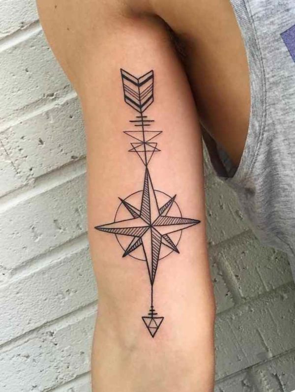 Tribal tattoo designs arrow