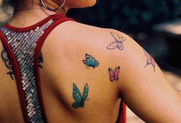 Pretty butterfly tattoo