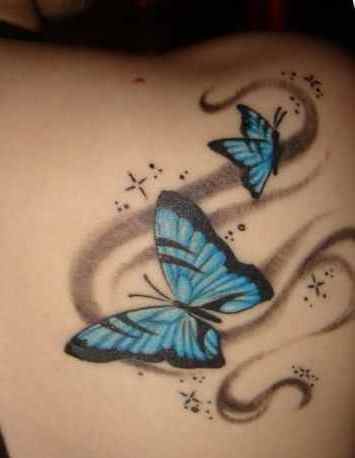 Rip butterfly tattoo