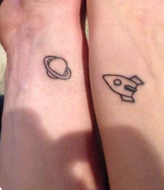 Small tattoo for couples