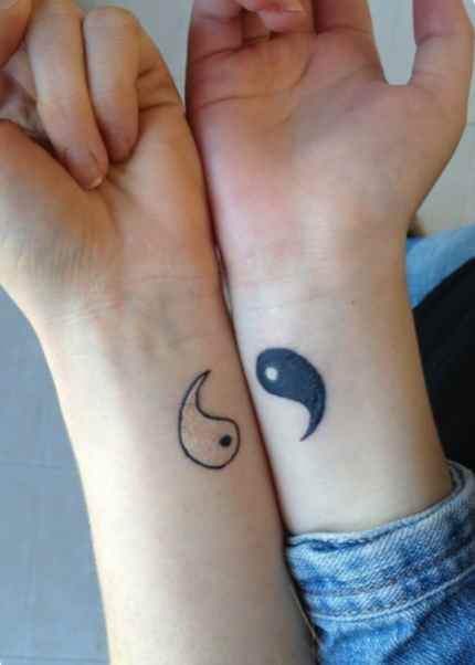 Small tattoo design for couples