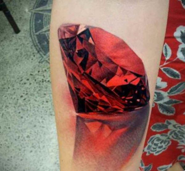 Red diamond tattoo meaning