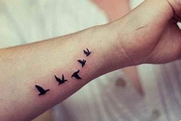 Birds Wrist Tattoo