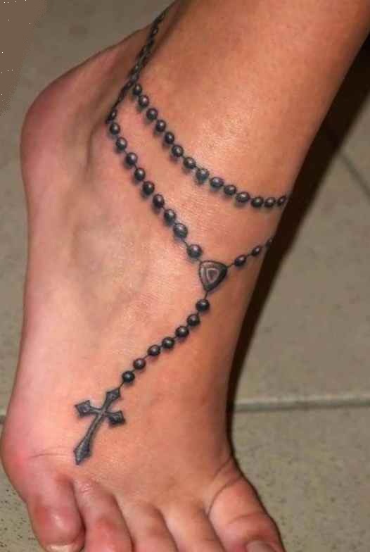 Cute tattoo for feet
