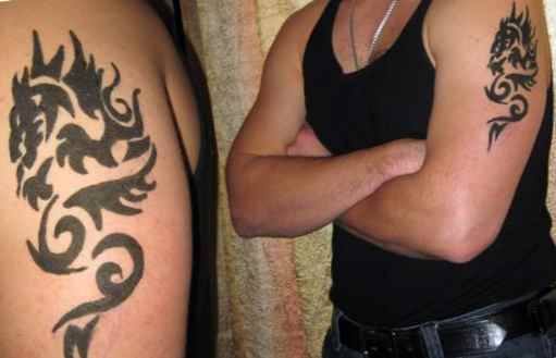 Men's Henna Tattoos on the Forearm