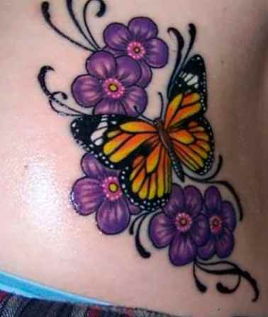 Butterfly tattoo designs simple