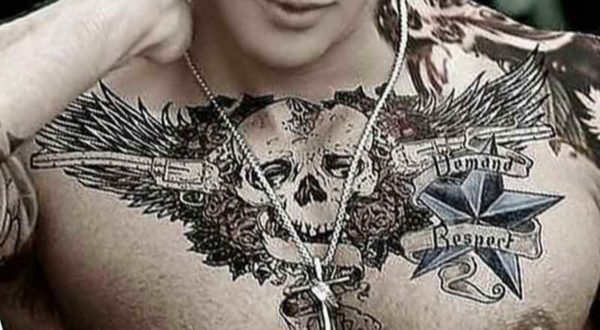 Cool tattoo on chest