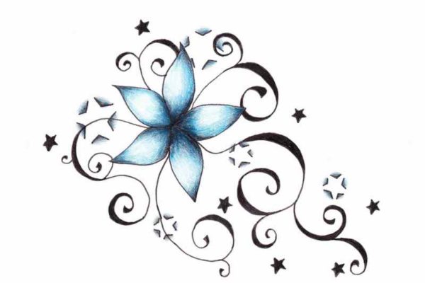 Flower tattoo patterns designs