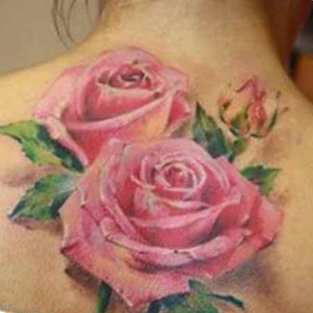 Realistic flower tattoo designs
