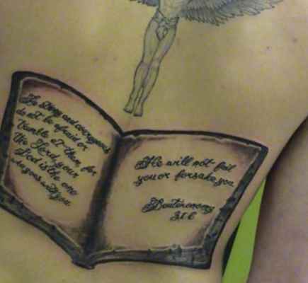 Tattoo lettering Bible