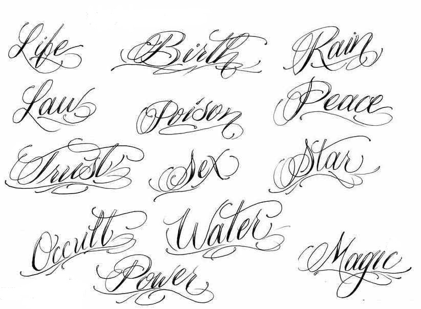 Fantastic Tattoo Lettering Designs  Tattoo Designs Ideas for man and woman