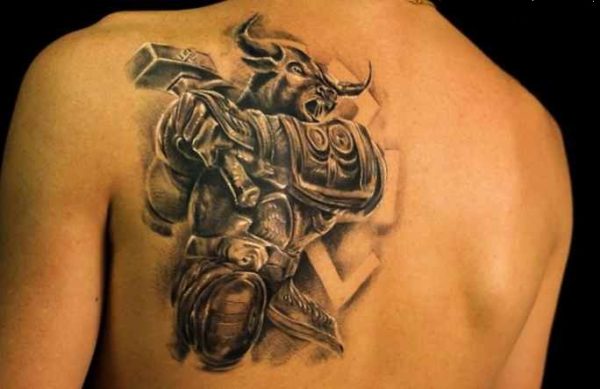 Bull tattoos