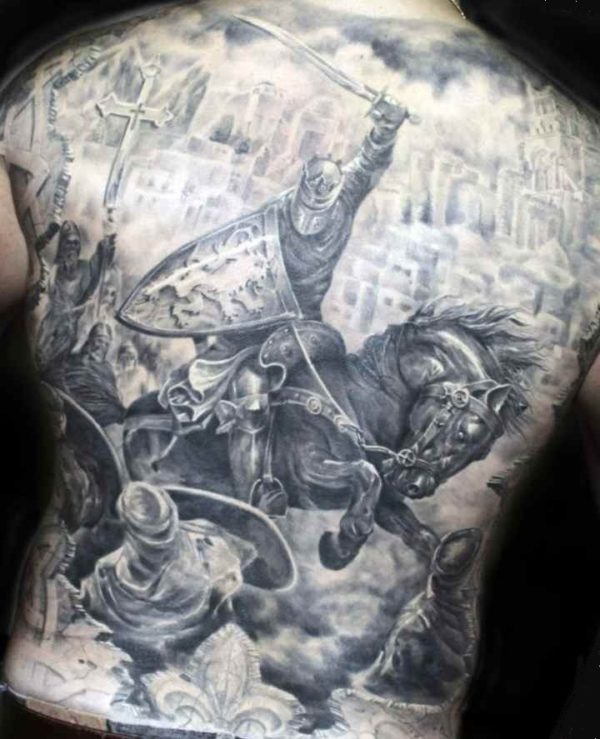 Tattoo for men on back