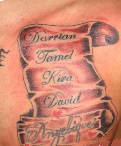 Tattoo ideas for men with wifes name