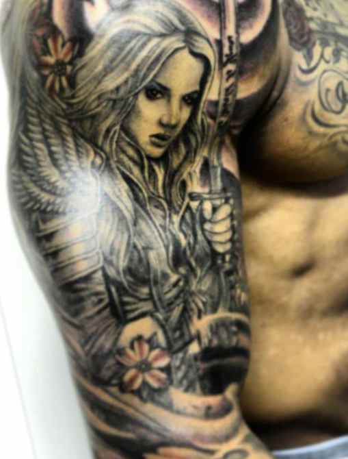 Sleeve tattoos angel