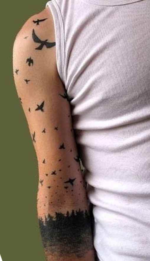 Tattoo half sleeve ideas black and grey