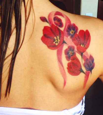 Virgo breast cancer tattoos