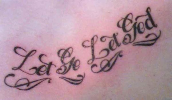Let Go Let God Tattoo