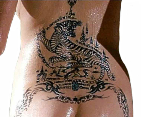 Angelina Jolie Buddha tattoo meaning