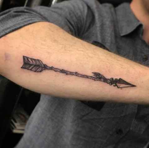 Arrow tattoo for guys